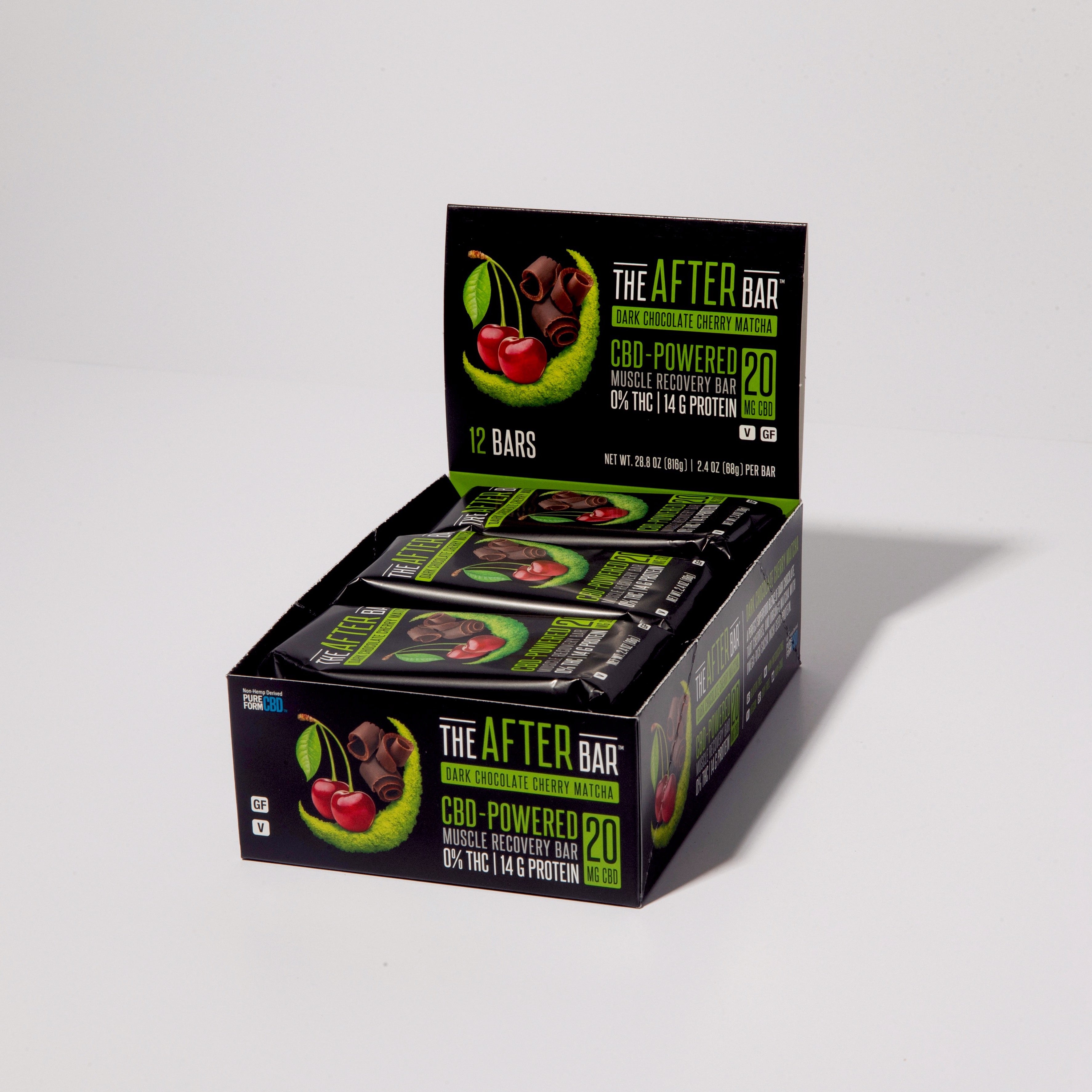 DARK CHOCOLATE CHERRY MATCHA The After Bar